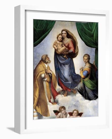 The Sistine Madonna-Raphael-Framed Giclee Print