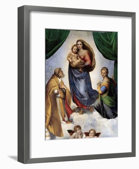 The Sistine Madonna-Raphael-Framed Giclee Print