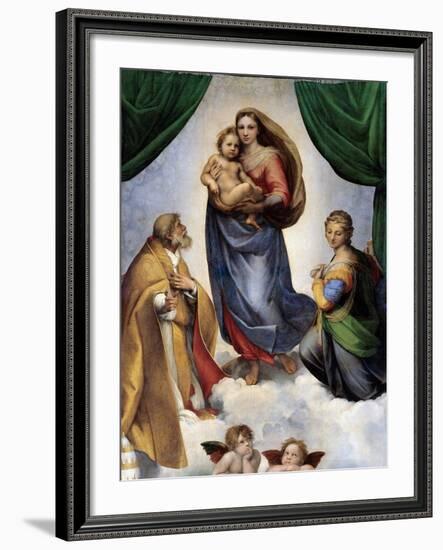 The Sistine Madonna-Raphael-Framed Giclee Print