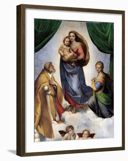 The Sistine Madonna-Raphael-Framed Giclee Print