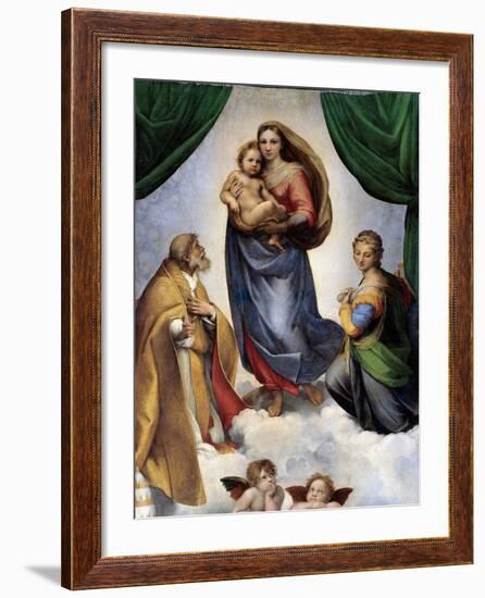 The Sistine Madonna-Raphael-Framed Giclee Print