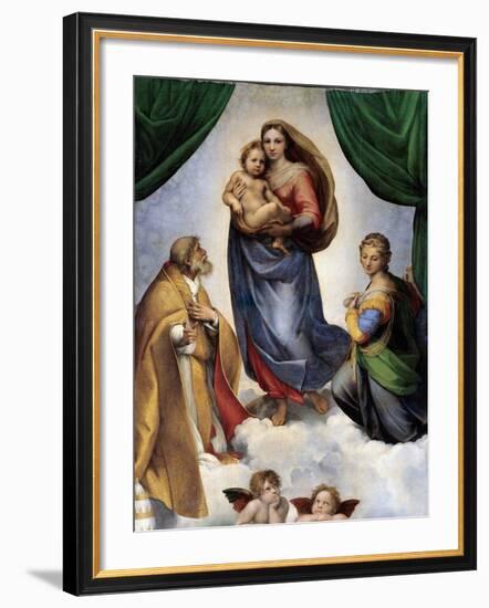 The Sistine Madonna-Raphael-Framed Giclee Print