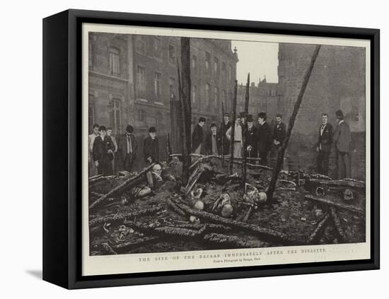 The Site of the Bazaar Immediately after the Disaster-null-Framed Premier Image Canvas