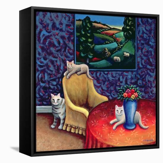 The Sitting Room-Jerzy Marek-Framed Premier Image Canvas