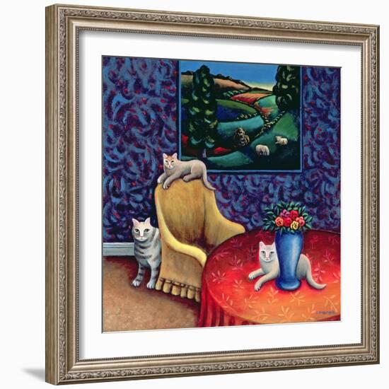 The Sitting Room-Jerzy Marek-Framed Giclee Print