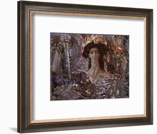 The Six Winged Seraph-Mikhail Alexandrovich Vrubel-Framed Giclee Print