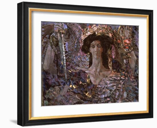 The Six Winged Seraph-Mikhail Alexandrovich Vrubel-Framed Giclee Print