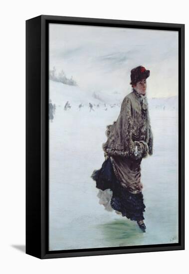 The Skater-Giuseppe De Nittis-Framed Premier Image Canvas