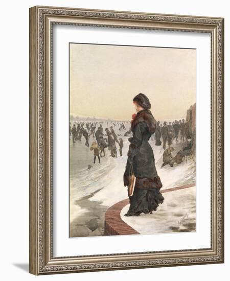 The Skater-Edward John Gregory-Framed Giclee Print