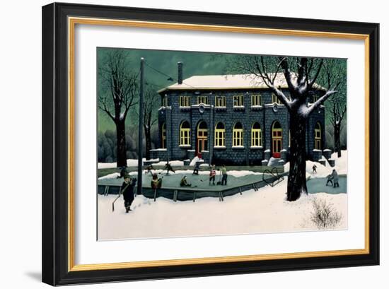 The Skaters-Stephane Poulin-Framed Giclee Print