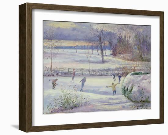 The Skating Day-Timothy Easton-Framed Giclee Print