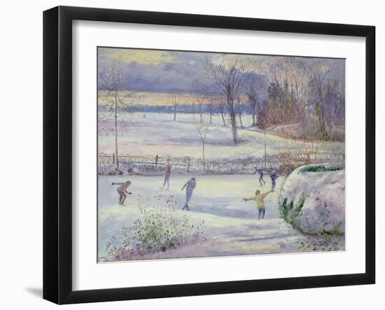 The Skating Day-Timothy Easton-Framed Giclee Print