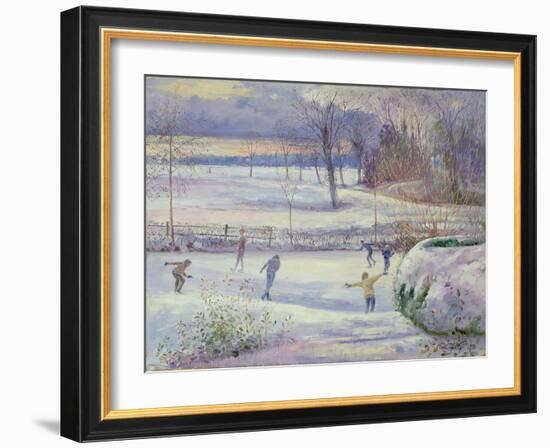 The Skating Day-Timothy Easton-Framed Giclee Print