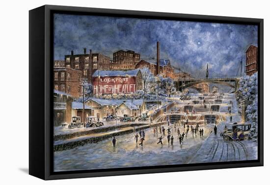 The Skating Party, Lockport Ny , Ca. 1905-Stanton Manolakas-Framed Premier Image Canvas