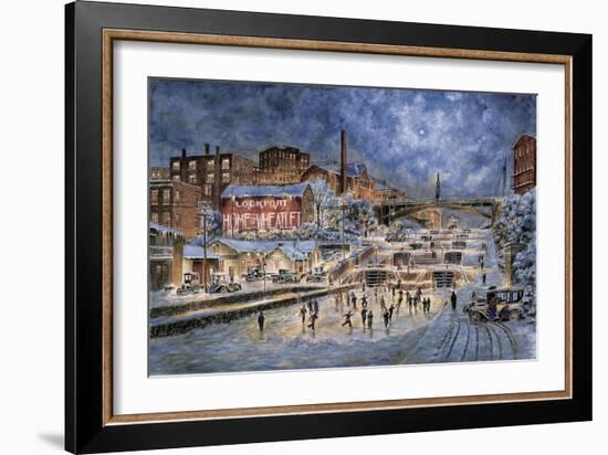 The Skating Party, Lockport Ny , Ca. 1905-Stanton Manolakas-Framed Giclee Print