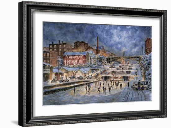 The Skating Party, Lockport Ny , Ca. 1905-Stanton Manolakas-Framed Giclee Print