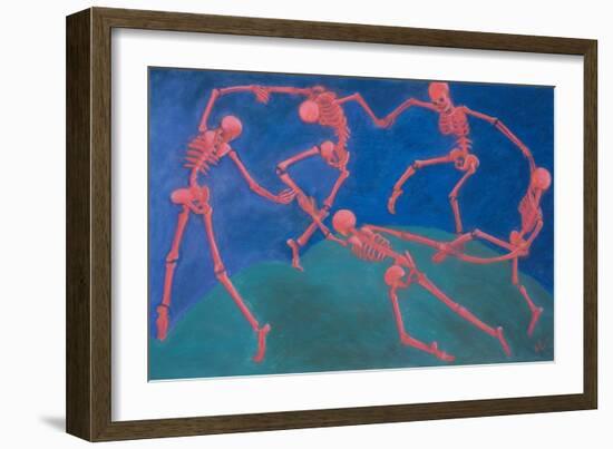 The (Skelly) Dance-Marie Marfia Fine Art-Framed Giclee Print