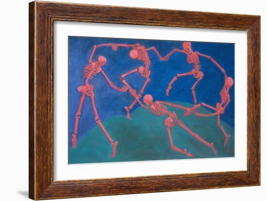 The (Skelly) Dance-Marie Marfia Fine Art-Framed Giclee Print