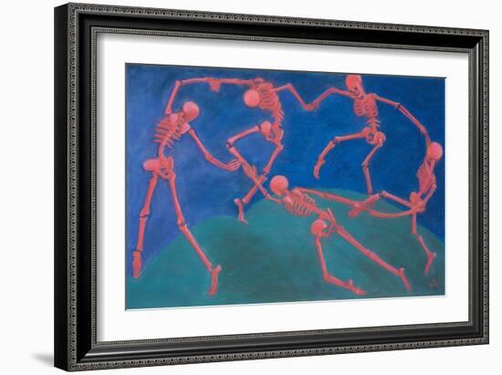 The (Skelly) Dance-Marie Marfia Fine Art-Framed Giclee Print