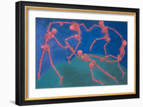 The (Skelly) Dance-Marie Marfia Fine Art-Framed Giclee Print