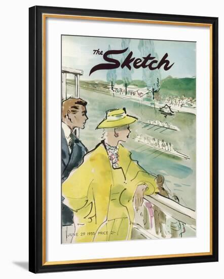 The Sketch, June 1955-The Vintage Collection-Framed Giclee Print