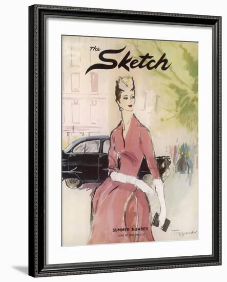 The Sketch, June 1956-The Vintage Collection-Framed Giclee Print