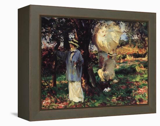 The Sketchers, 1914-John Singer Sargent-Framed Premier Image Canvas