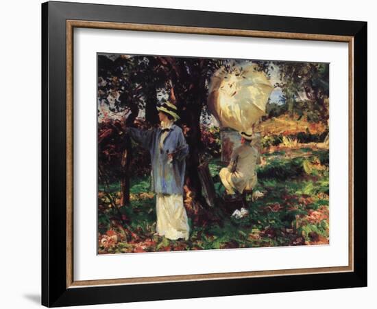 The Sketchers, 1914-John Singer Sargent-Framed Giclee Print