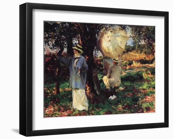 The Sketchers, 1914-John Singer Sargent-Framed Giclee Print