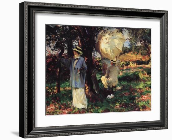 The Sketchers, 1914-John Singer Sargent-Framed Giclee Print