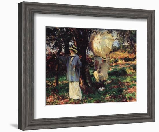 The Sketchers, 1914-John Singer Sargent-Framed Giclee Print