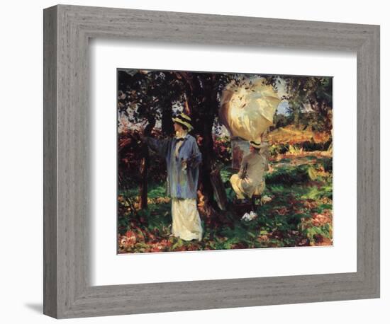 The Sketchers, 1914-John Singer Sargent-Framed Giclee Print