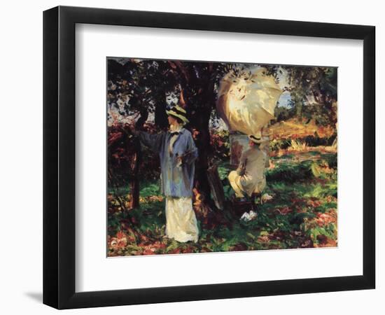 The Sketchers, 1914-John Singer Sargent-Framed Giclee Print