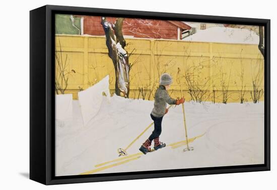 The Skier, circa 1909-Carl Larsson-Framed Premier Image Canvas