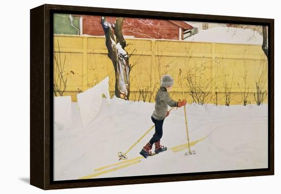 The Skier, circa 1909-Carl Larsson-Framed Premier Image Canvas