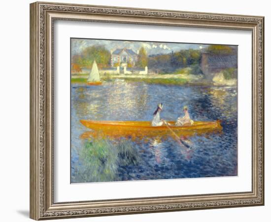 The Skiff (La Yole), 1875-Pierre-Auguste Renoir-Framed Giclee Print