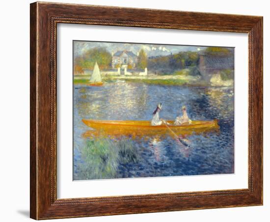 The Skiff (La Yole), 1875-Pierre-Auguste Renoir-Framed Giclee Print