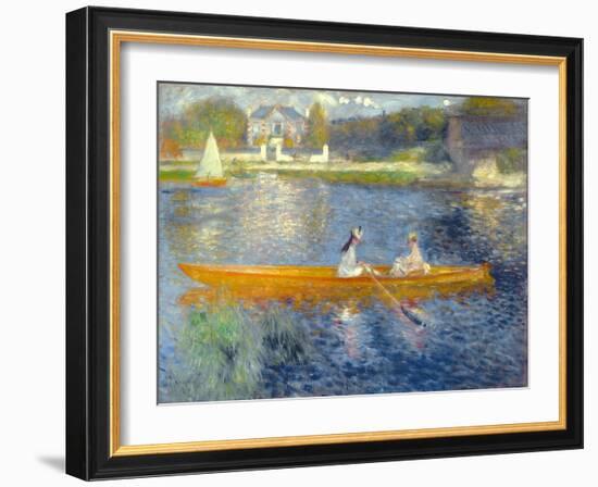 The Skiff (La Yole), 1875-Pierre-Auguste Renoir-Framed Giclee Print