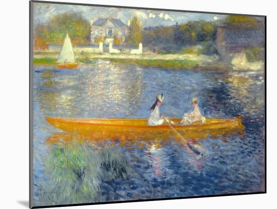 The Skiff (La Yole), 1875-Pierre-Auguste Renoir-Mounted Premium Giclee Print