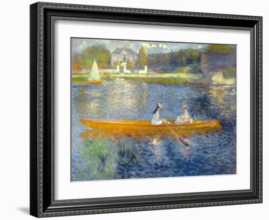 The Skiff (La Yole), 1875-Pierre-Auguste Renoir-Framed Premium Giclee Print