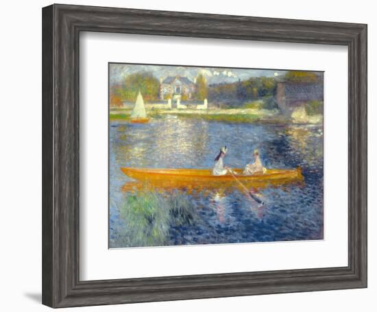 The Skiff (La Yole), 1875-Pierre-Auguste Renoir-Framed Giclee Print