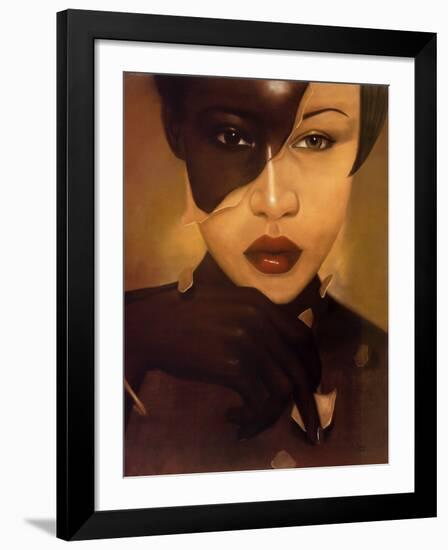 The Skin I'm In-Laurie Cooper-Framed Art Print