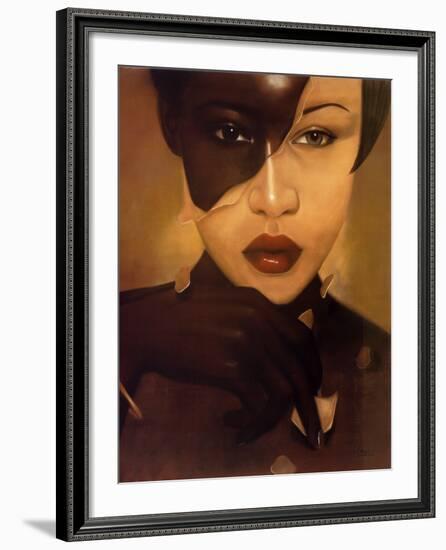 The Skin I'm In-Laurie Cooper-Framed Art Print