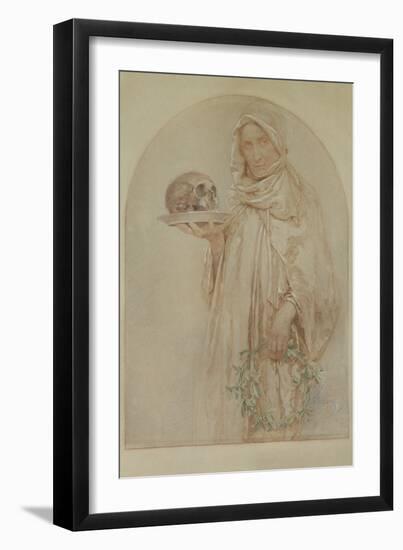 The Skull, 1929-Alphonse Mucha-Framed Giclee Print