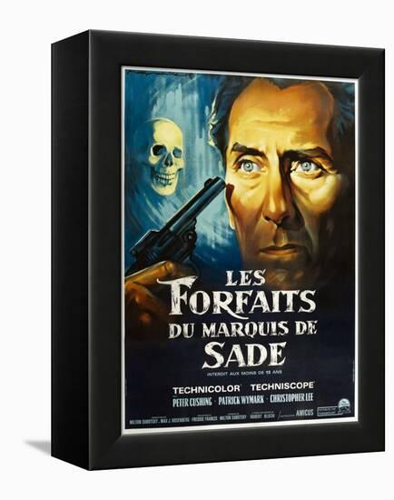 The Skull, French poster, Peter Cushing, 1965-null-Framed Stretched Canvas