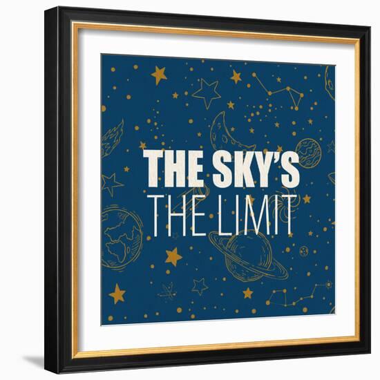 The Sky 1-Kimberly Allen-Framed Art Print