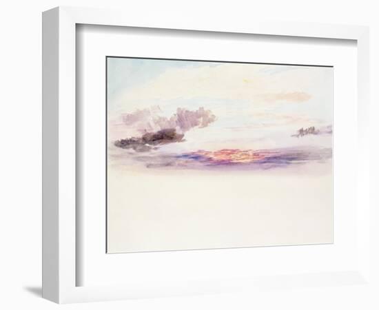 The Sky at Dawn-J. M. W. Turner-Framed Giclee Print