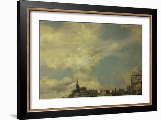 The Sky, Detail from Clichy Square, Paris-Giovanni Boldini-Framed Giclee Print