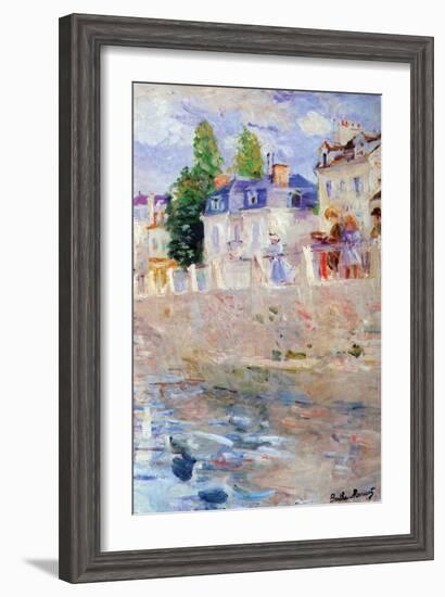 The Sky in Bougival-Berthe Morisot-Framed Art Print