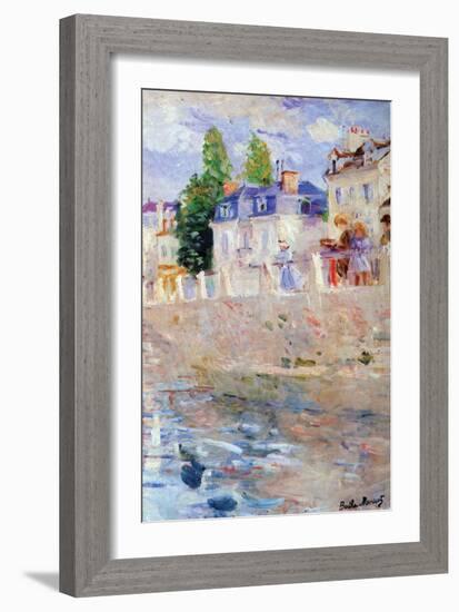 The Sky in Bougival-Berthe Morisot-Framed Art Print